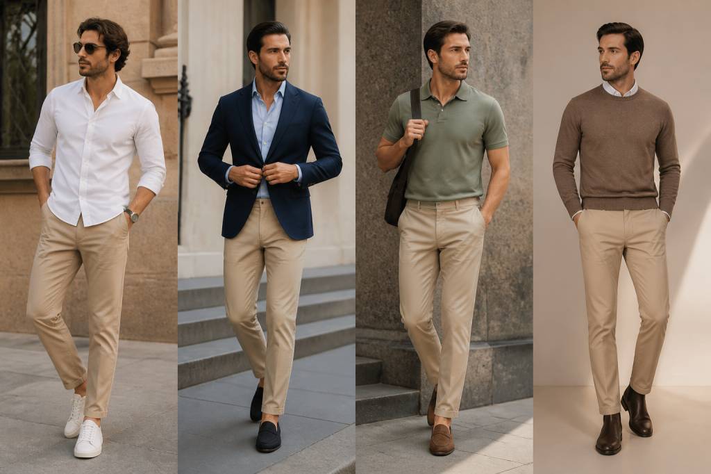 Combinaciones con pantalon beige: ideas de estilo para cada ocasión