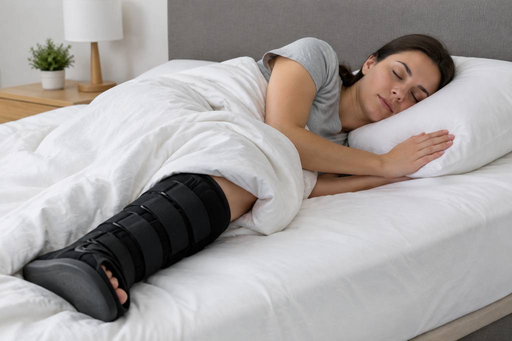 Cómo dormir con bota walker: consejos para descansar con seguridad